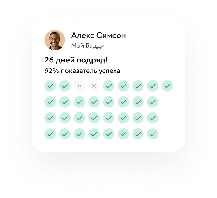 Серия Бадди и процент успеха